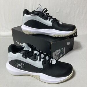 NEW‎ Under Armour Lockdown 7 Shoes 3028512 Men's Size 9.5 Women's 11 Black White